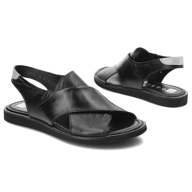 Sandále Nessi - 19560 Czarny