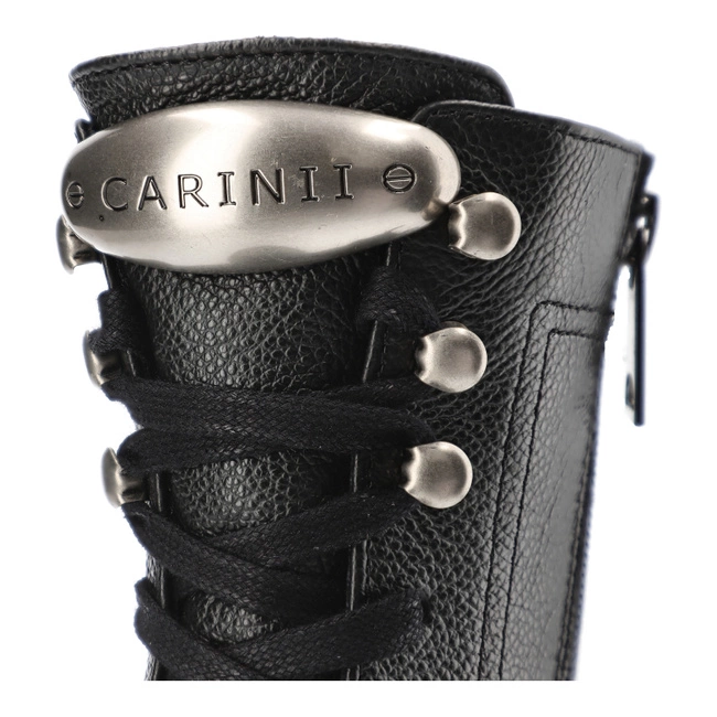 Členkové Topánky Carinii - B9922_-J23-000-000-G67 Czarny Savage 04 Pł12