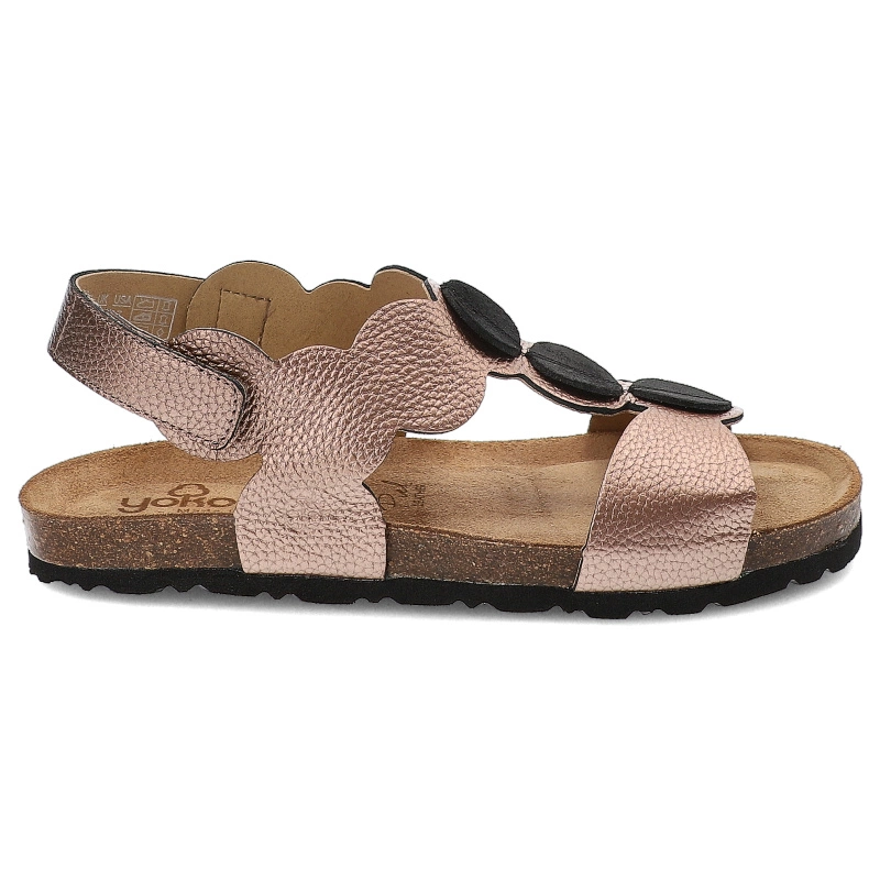 Sandále Yokono - Villa-088 Per Rose/Negro