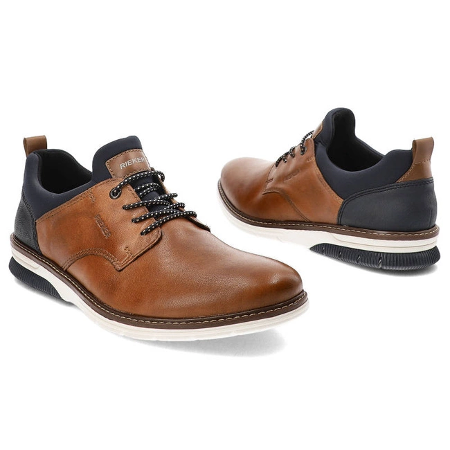 Poltopánky Rieker - 14454-22 Brown- szary