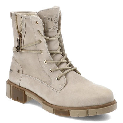 Členkové Topánky Mustang - 1443-602-243 Ivory