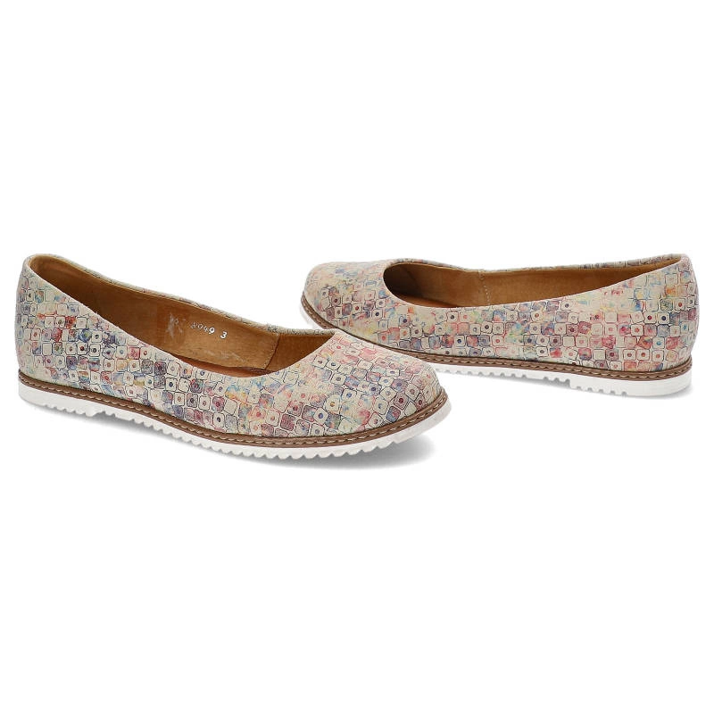 Baleríny Maciejka - 02467-04/00-5 Jasne Kwadraty