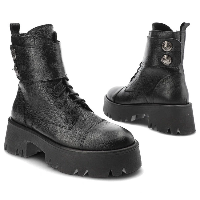 Členkové Topánky Lemar - 60454 V.Czarny+Cn.