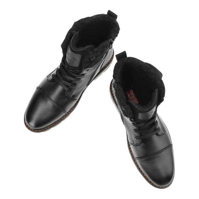 Šnúrovacie Členkové Topánky Rieker - 32133-00 Black