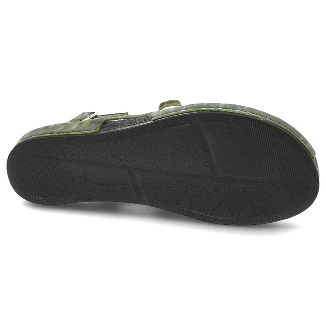 Sandále Maciejka - 06418-09/00-6 Zielony+Czarny