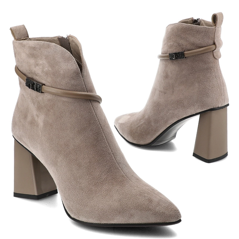 Členkové Topánky Cambell - 24-55307BG Beżowy