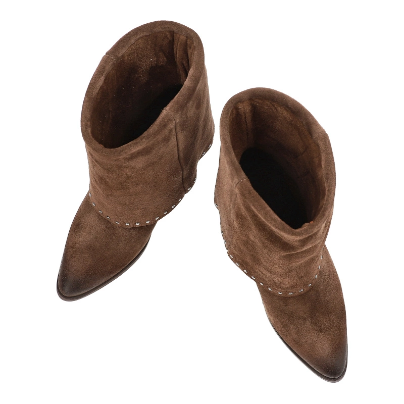 Členkové Topánky Karino - 5309/015-F Rustik/Welur