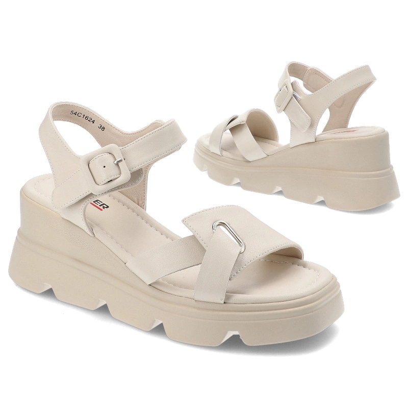 Sandále Artiker - 54C1624 Beżowy