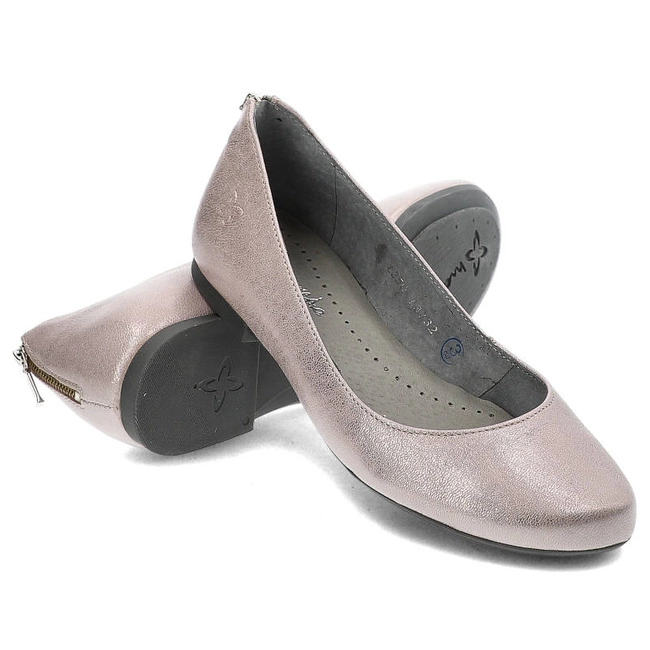 Baleríny Maciejka - 01350-28/00-5 Róż Błyszczący