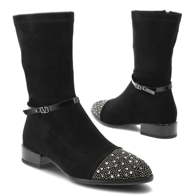 Členkové Topánky S.BARSKI - MR52-165 Black