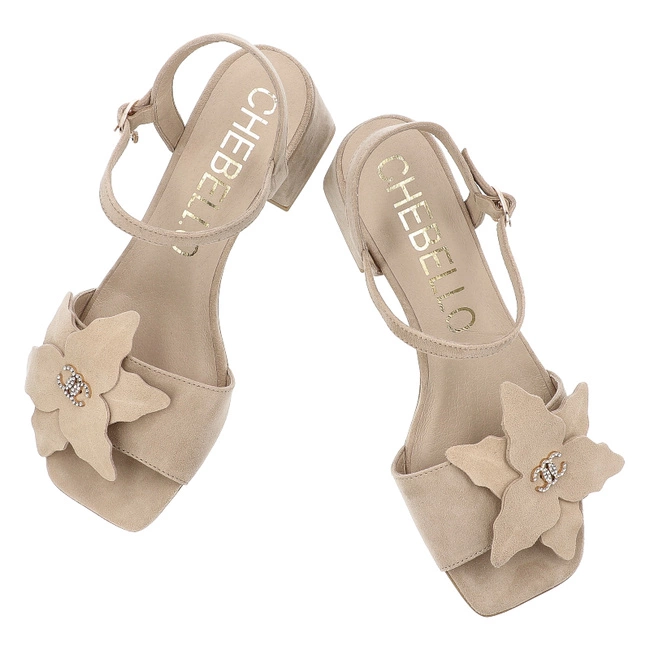 Sandále CHEBELLO - 4601_-162-000-PSK-S182 Beżowy