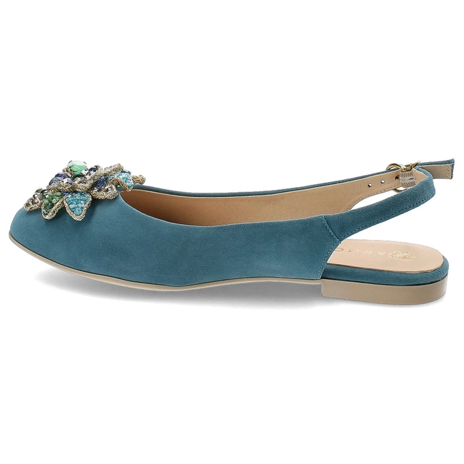 Sandále Armodo - 2516 Turkus Welur