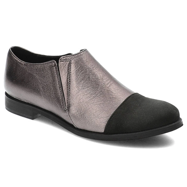 Poltopánky Karino - 1682/115-P Czarny/Srebrny