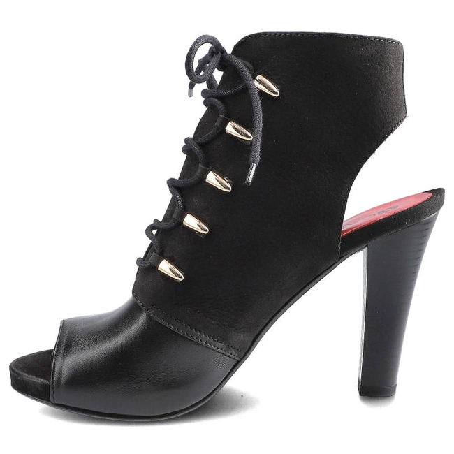 Členkové Topánky Carinii - B3329/OC_-G41-360-000-953 Midas Nappa Black/S04