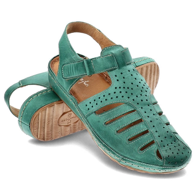 Sandále Maciejka - 06060-09/00-5 Miętowy