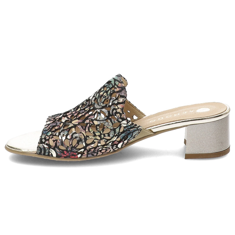 Šľapky Armodo - 0445 Czarny/Złoty 0434CZ