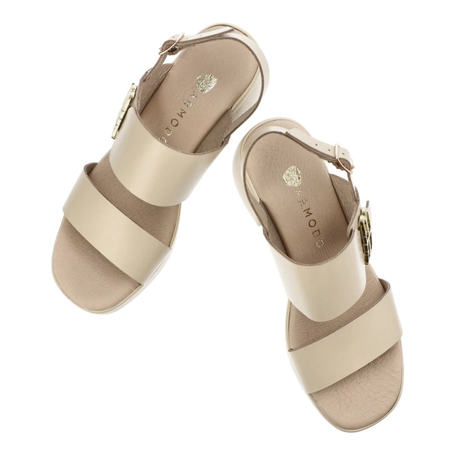 Sandále Armodo - 40417 Bf.Beż+Zł.