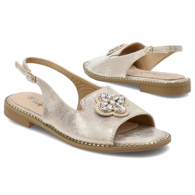 Sandále S.BARSKI - KV51-080 Lt.Gold