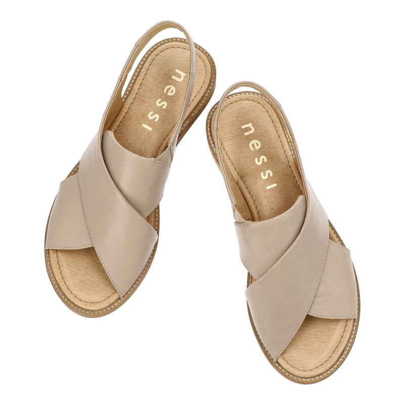 Sandále Nessi - 19560 Beż 122