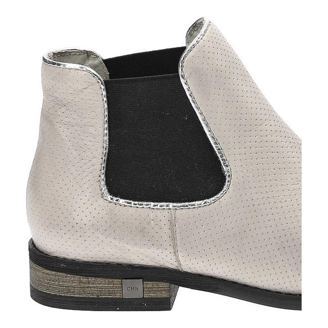 Členkové Topánky Carinii - B2732_C15-611-000-983 Savage Greibird/Lustro Srebro