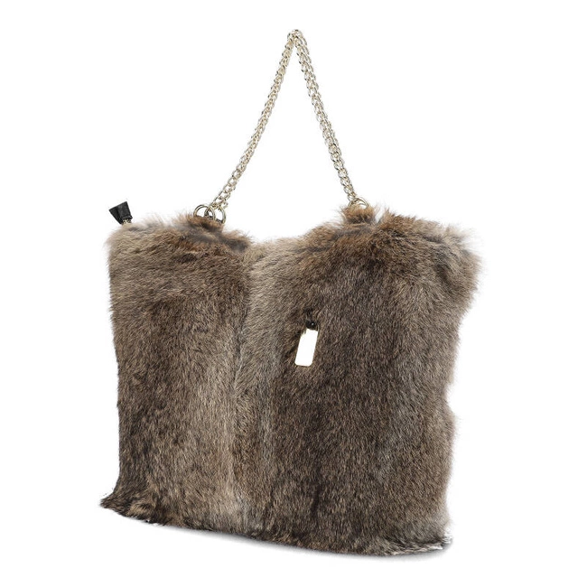 Kabelka Luka-Pelli - T30-2 Z Naturalnym Futrem Z Królika