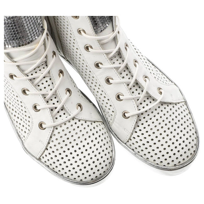 Členkové Topánky Carinii - B3132_-967-000-PSK-A48 Nappa Biała