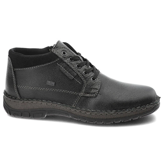 Šnúrovacie Členkové Topánky Rieker - 05102-00 Black