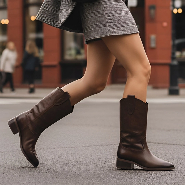 Čižmy S.BARSKI - CR52-667 Brown