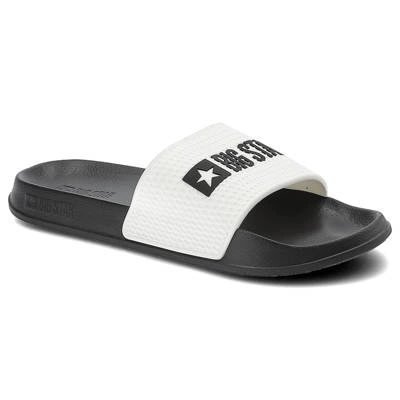 Šľapky Big Star - JJ174506 Czarny/Biały