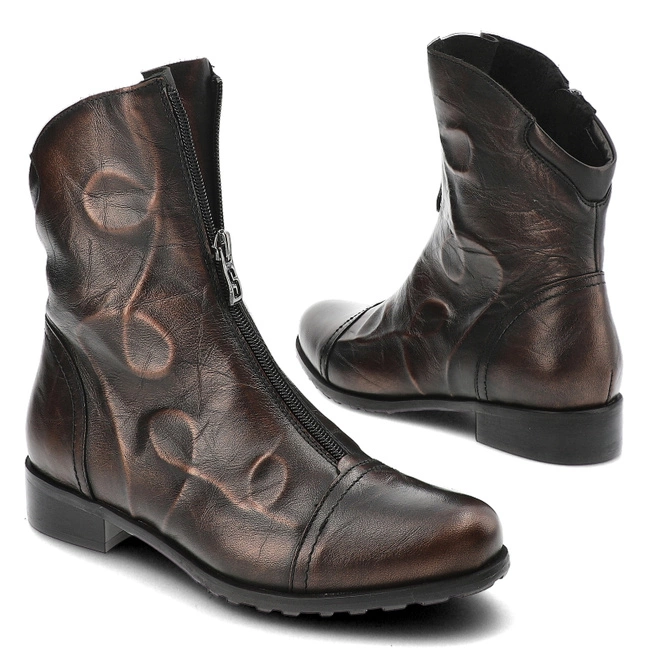 Členkové Topánky Simen - 7096A Braun