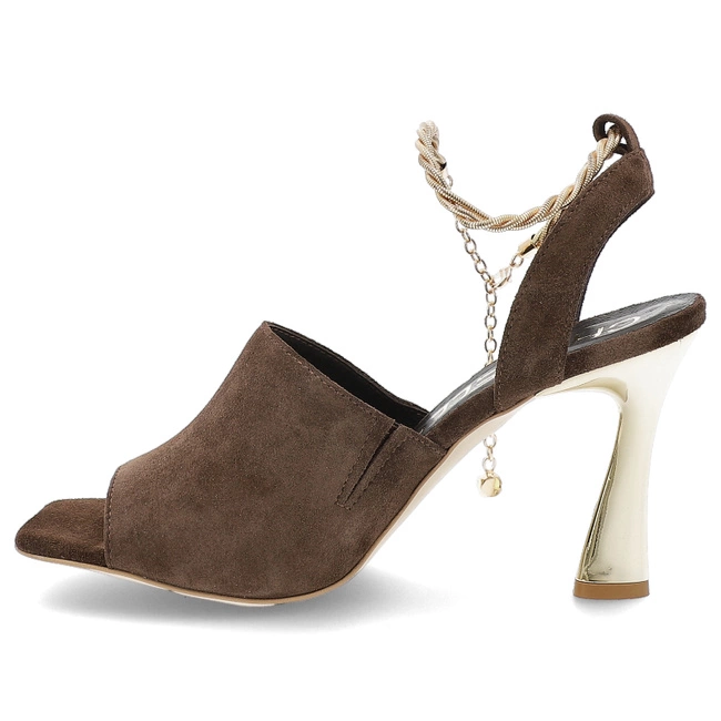 Sandále CHEBELLO - 4440_-105-000-PSK-S135 Brąz Welur