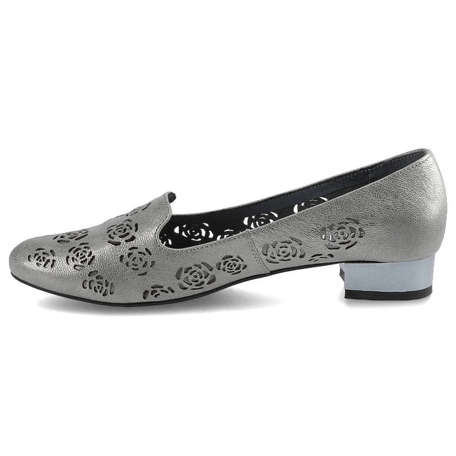 Baleríny Exquisite - 1032 Grid Szary