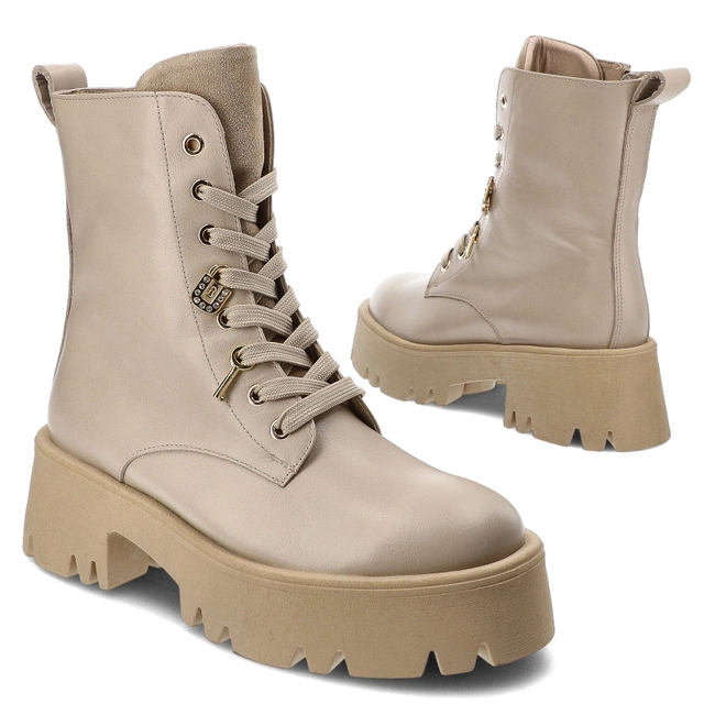 Členkové Topánky Karino - 5231/022-F C.Beż/Lico