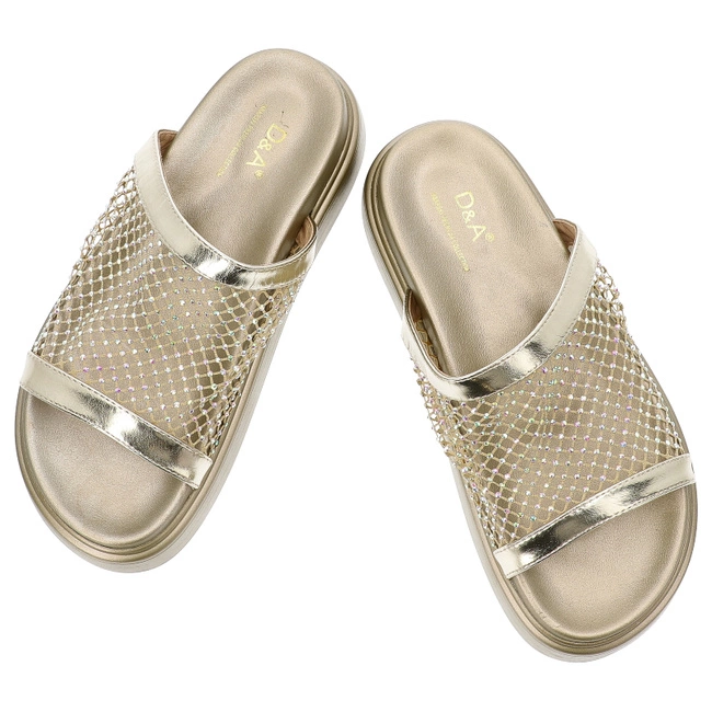 Šľapky S.BARSKI - MY51-016 Gold