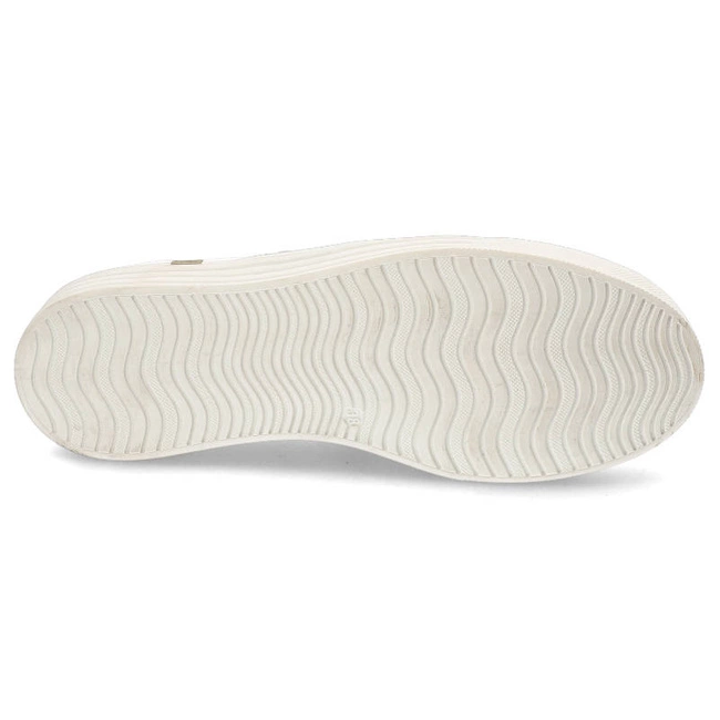 Plátenky Carinii - B2767_-C22-967-355-996 Riga Nero 101/ Nappa Biała/Lakier Biały