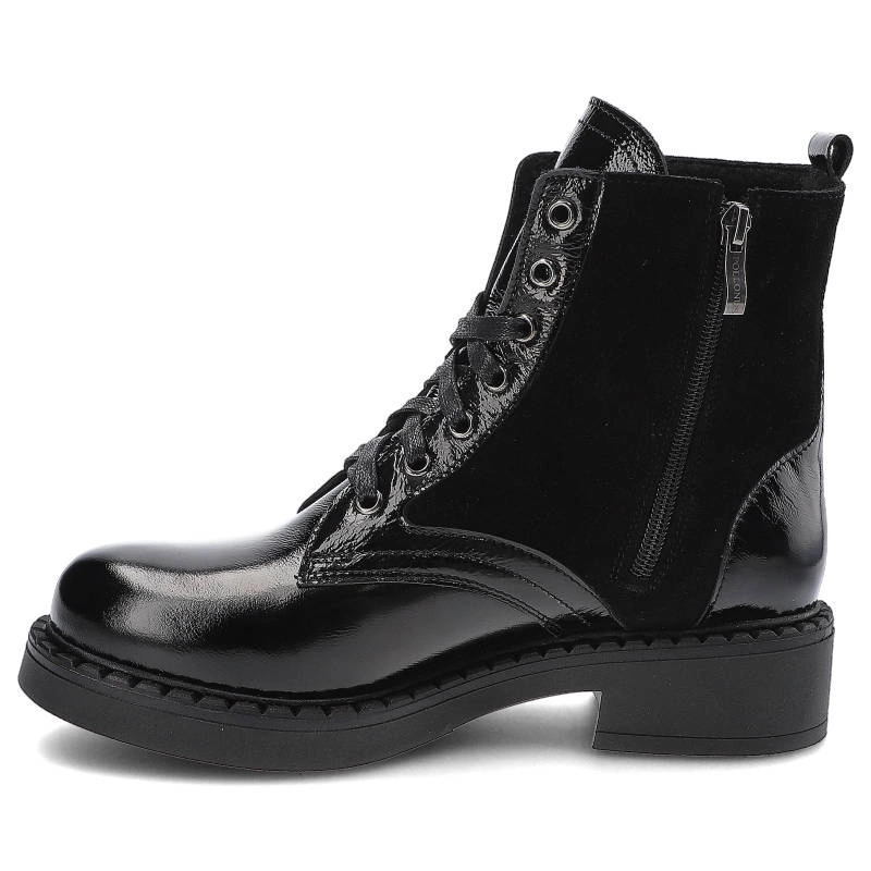 Členkové Topánky Pollonus - 5-1347-002 Czarny Naplak+Welur