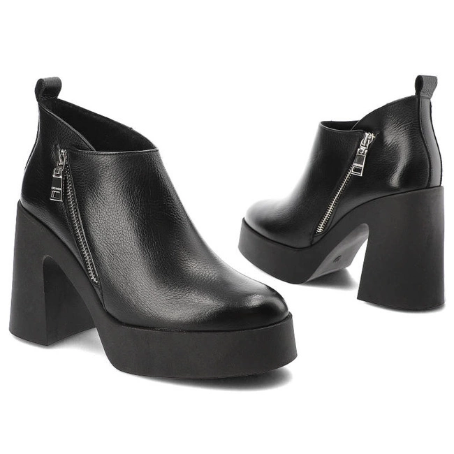 Členkové Topánky Armodo - 1755 Czarny Groch