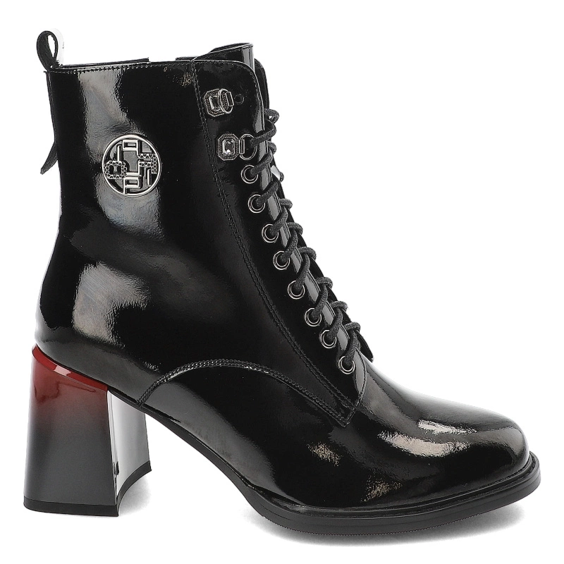 Členkové Topánky Filippo - DBT6316/24 BK RD Czarny Czerwony