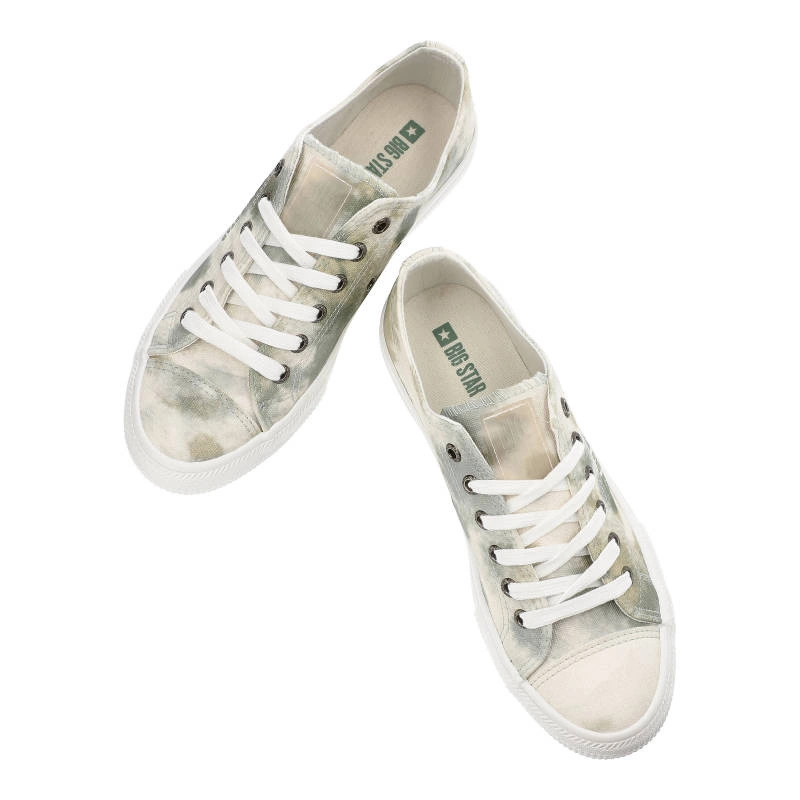 Plátenky Big Star - LL274043 Biały/Oliwka