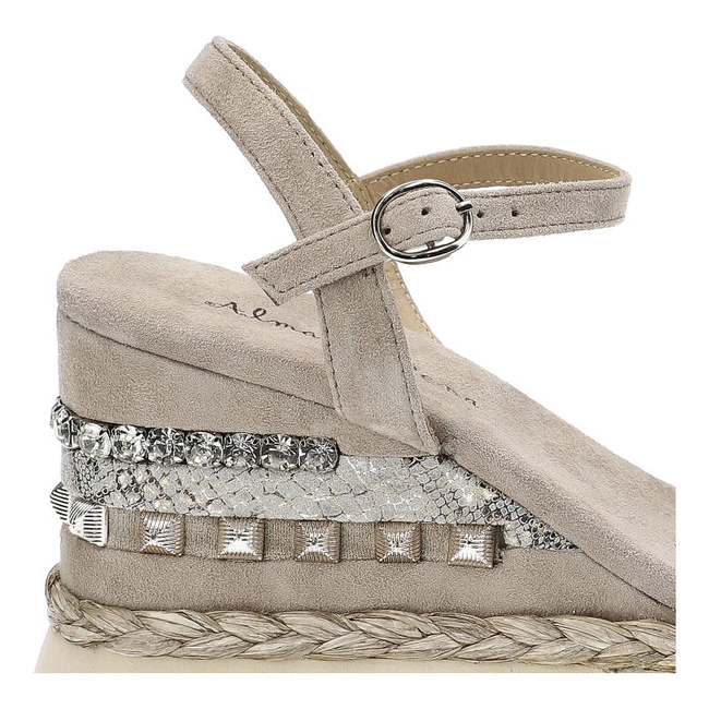 Sandále Alma en Pena - V22205 Suede Taupe
