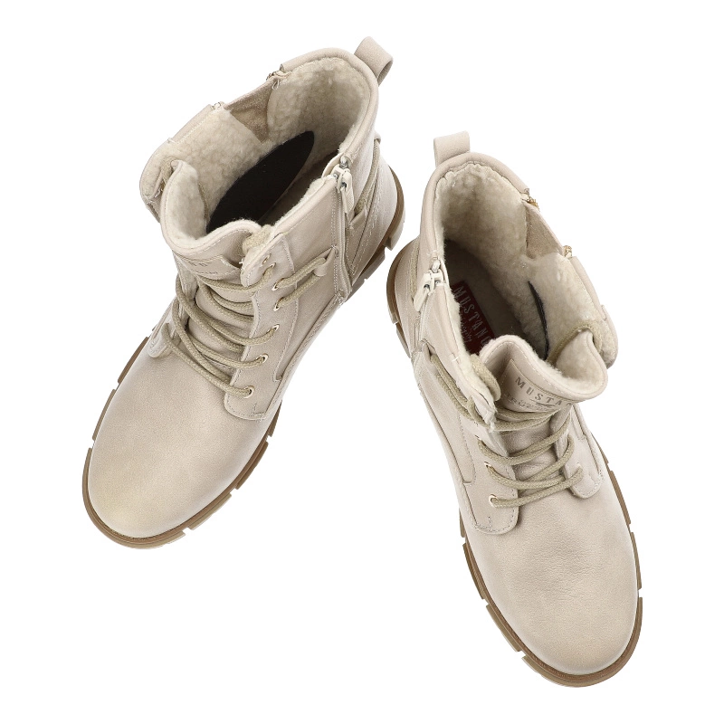 Členkové Topánky Mustang - 1443-602-243 Ivory