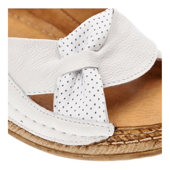 Sandále Pollonus - 5-1641-006 Biały Verona