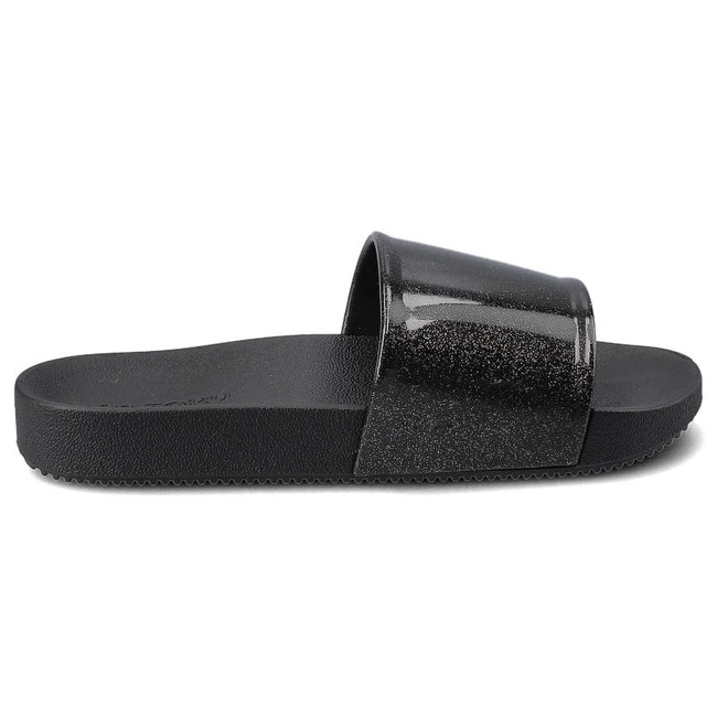 Šľapky Zaxy - 17533 Czarny Brokat - DD385022