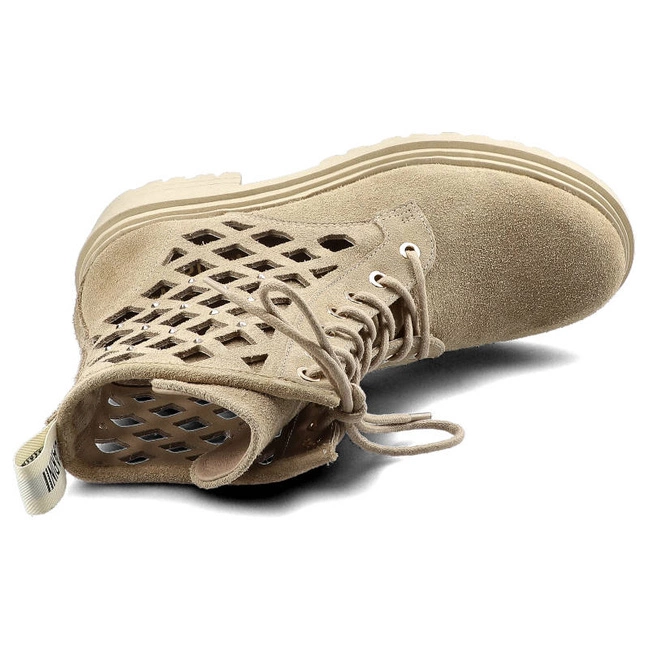 Členkové Topánky Carinii - B7039_-O17-000-000-E23 Beż