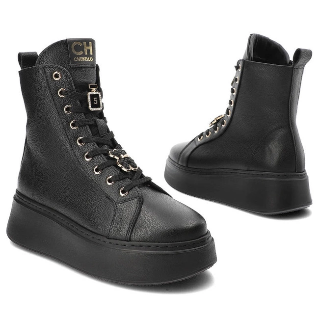 Členkové Topánky Chebello - 4294_-161-000-MIC-S251 Czarny