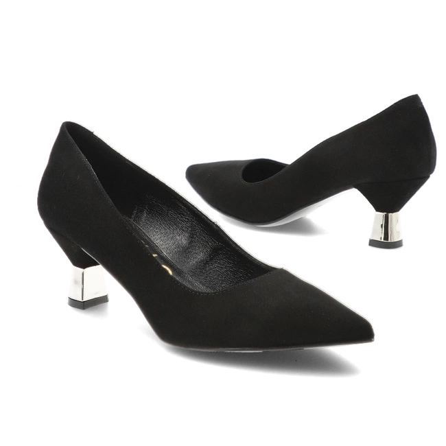 Lodičky CHEBELLO - 4852_-037-000-PSK-S380 Czarny Zamsz