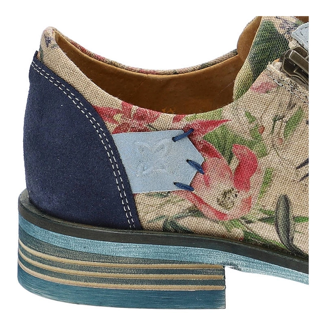 Poltopánky Maciejka - 5096A-34/00-5 Jasny Niebieski/Kwiaty