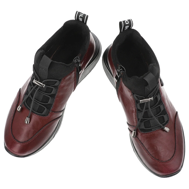 Členkové Topánky FILIPPO - DBT7168/25 BG Bordowy