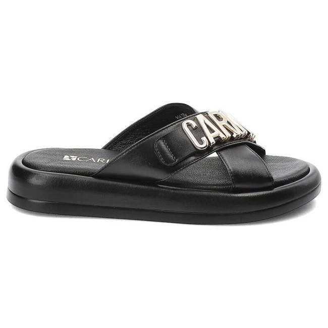 Šľapky Carinii - B9449_-E50-000-000-F74 Czarny