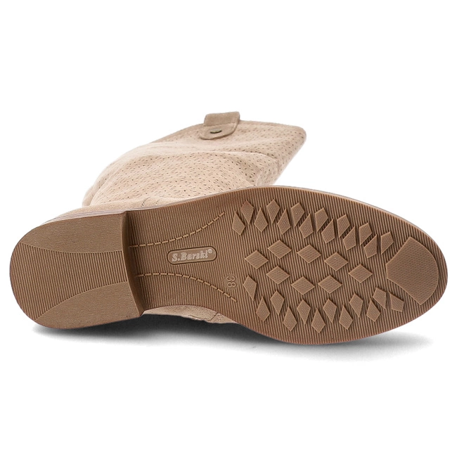 Čižmy S.BARSKI - HY51-062 Beige
